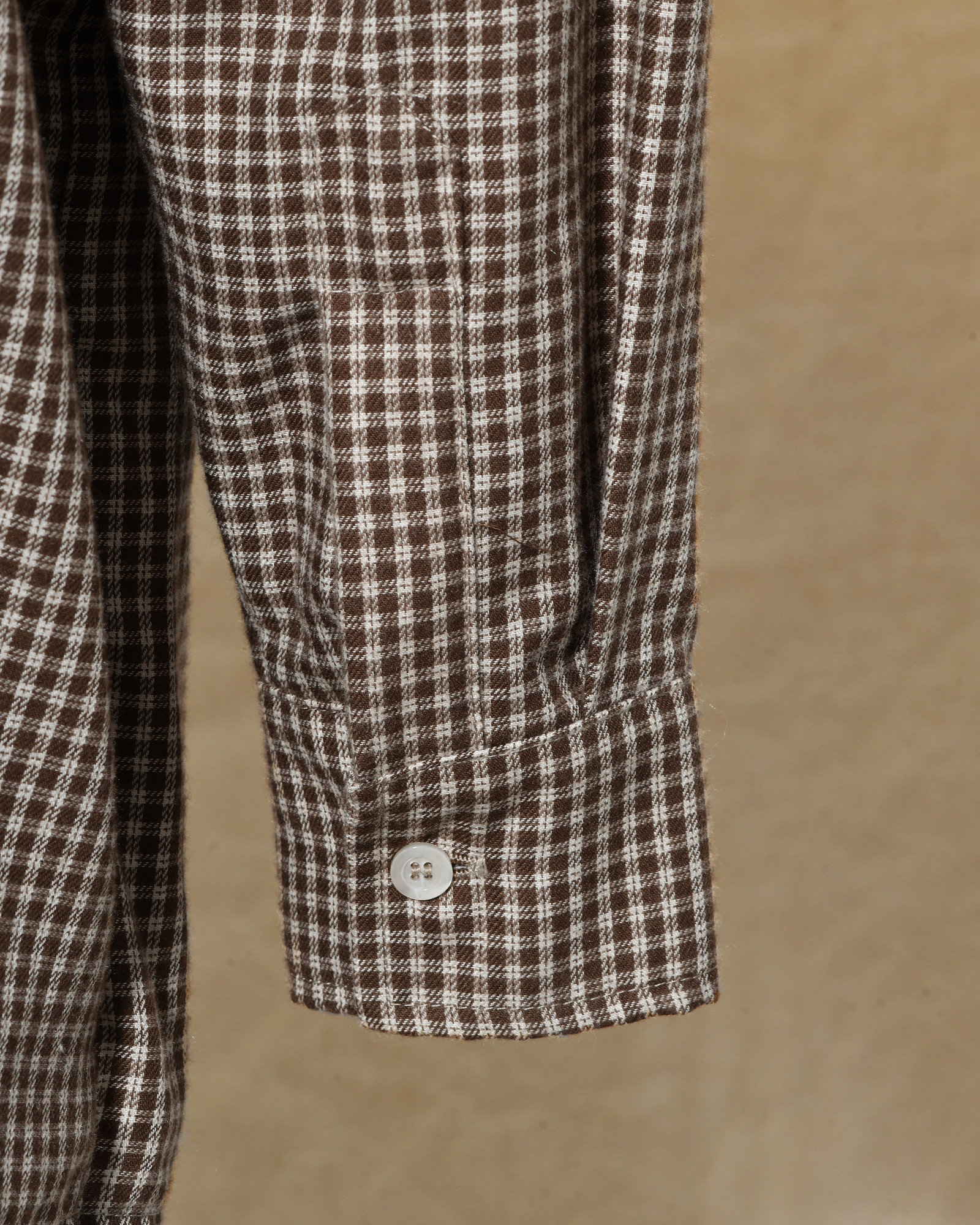 Chemise 2-en-1 à carreaux marron Front Street
