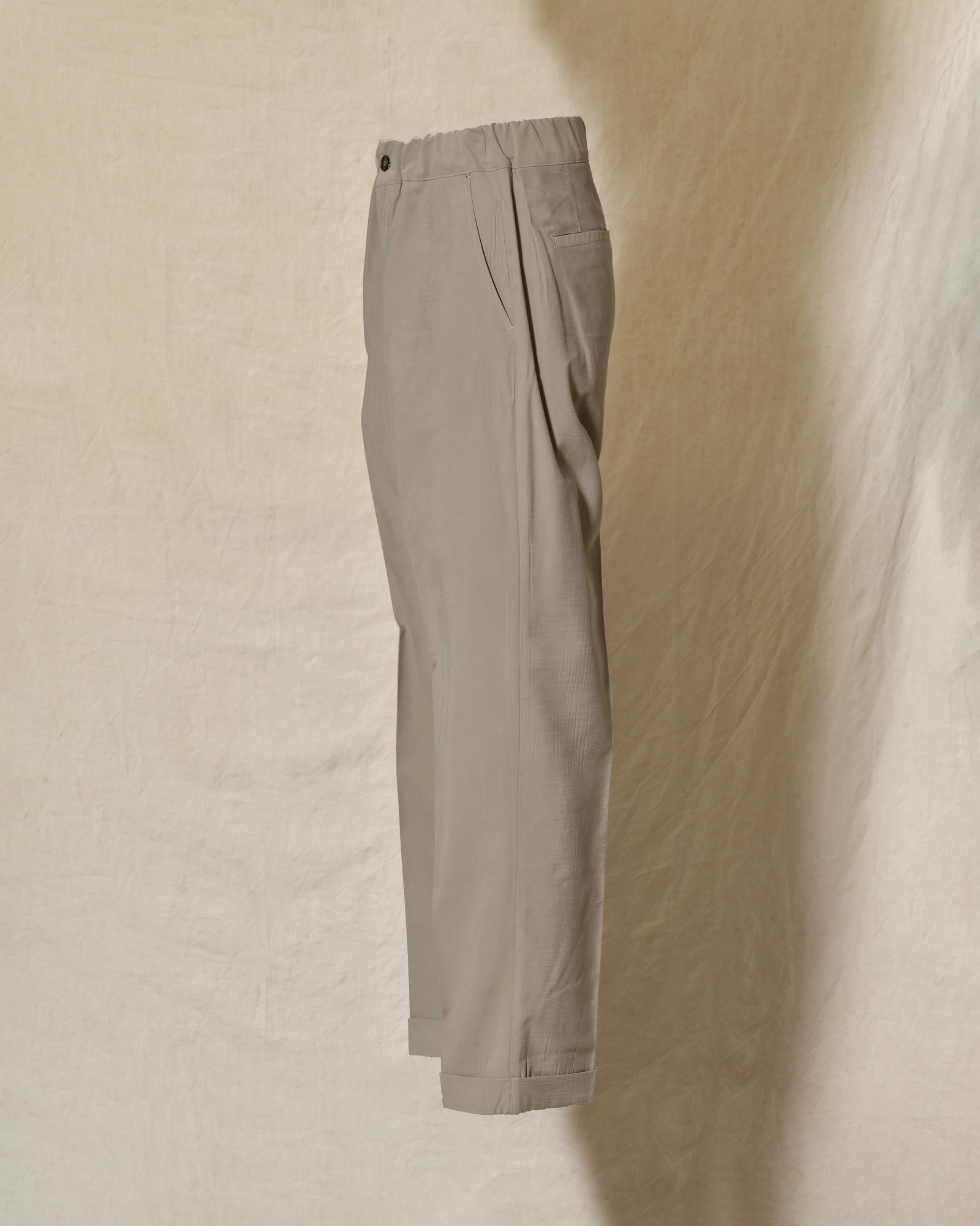 Pantalon à pinces taupe Over-D
