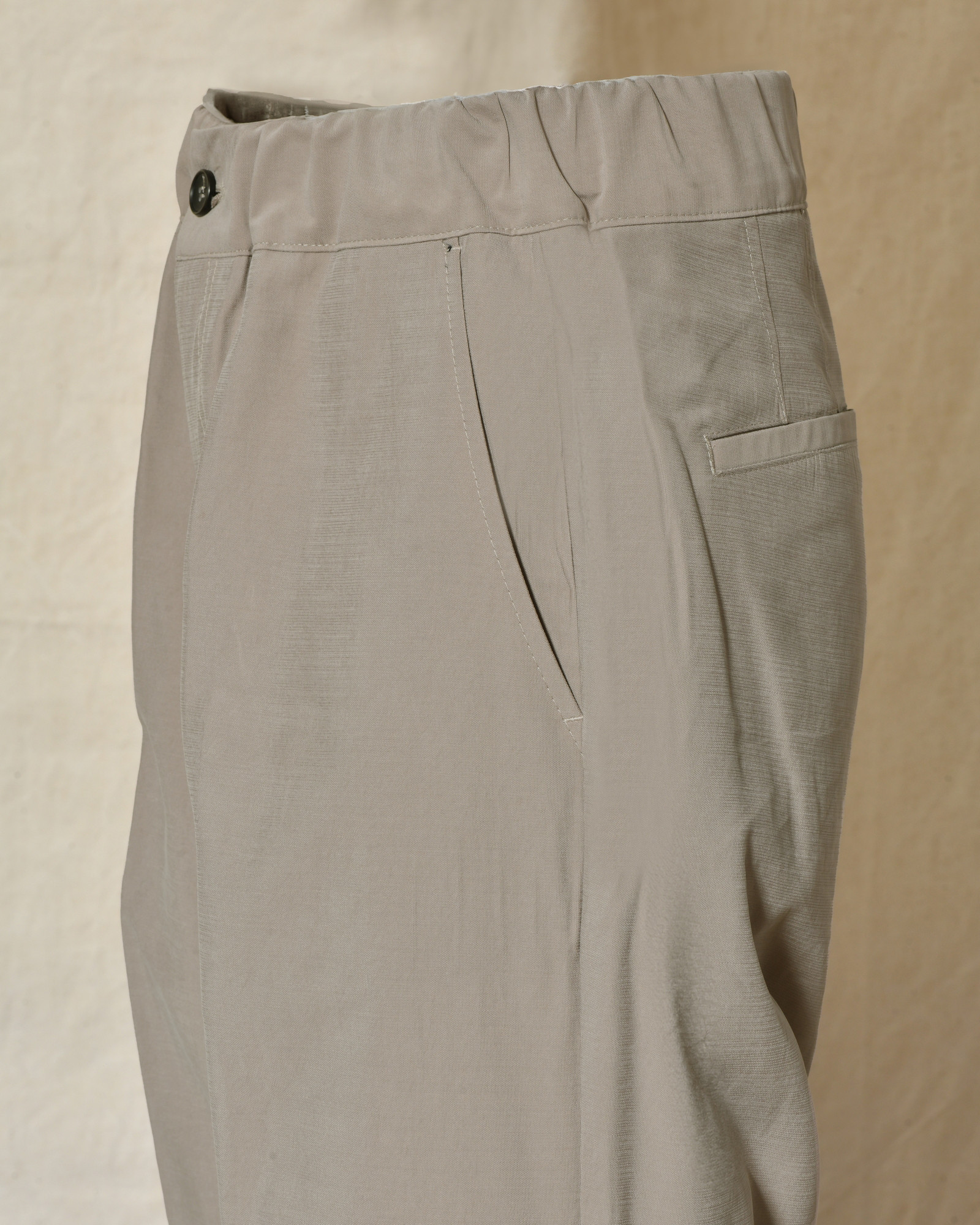Pantalon à pinces taupe Over-D