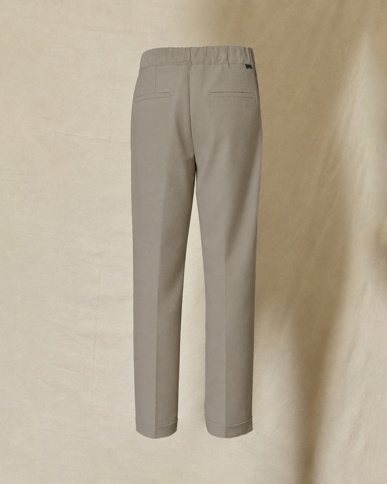 Pantalon à pinces taupe Over-D