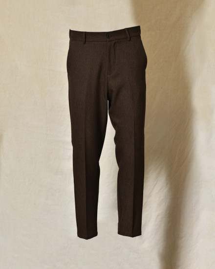 Pantalon tapered marron Over-D