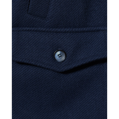 Veste zippée bleu marine Over-D