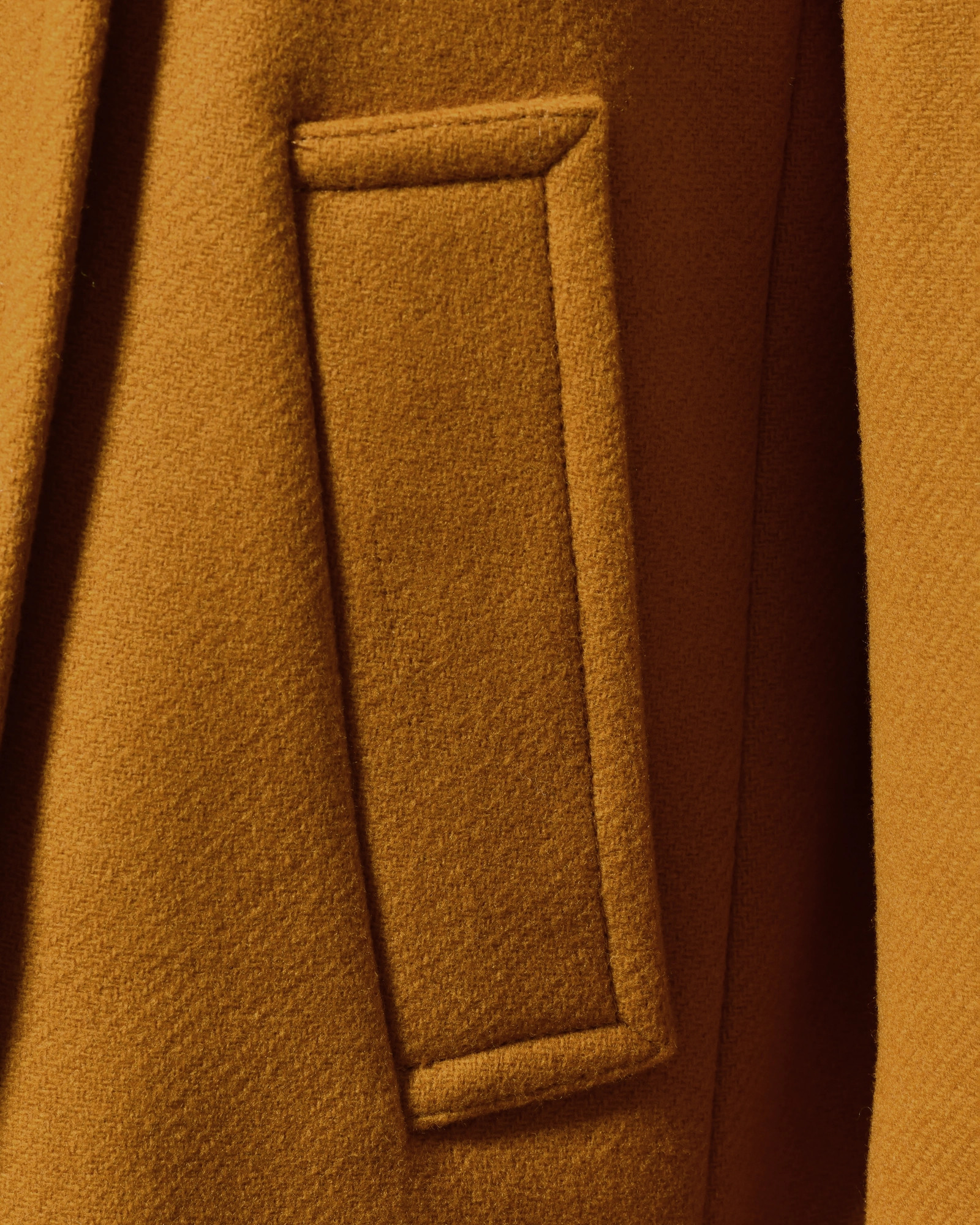 Manteau caban jaune moutarde Trench & Coat