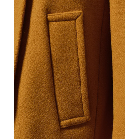 Manteau caban jaune moutarde Trench & Coat