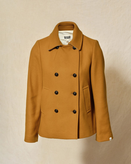 Manteau caban jaune moutarde Trench & Coat
