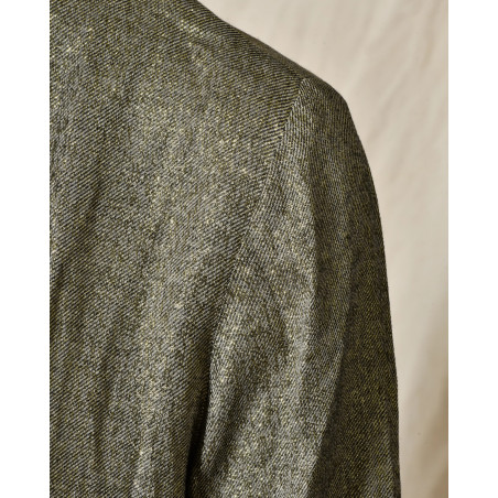Blouse à fibres métalliques dorées Diega
