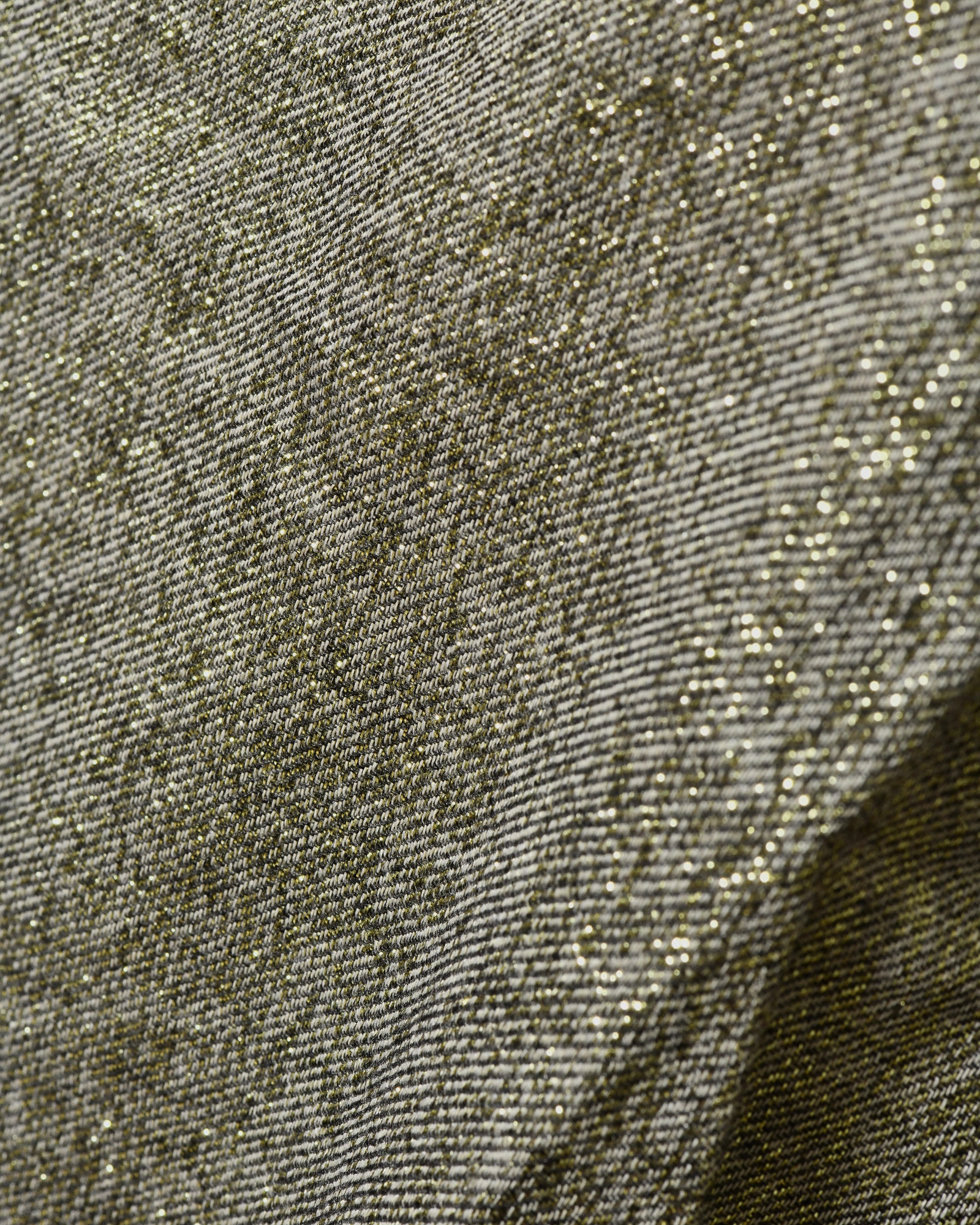 Blouse à fibres métalliques dorés Diega