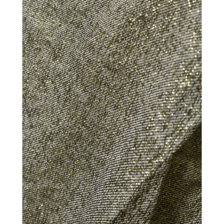Blouse à fibres métalliques dorés Diega
