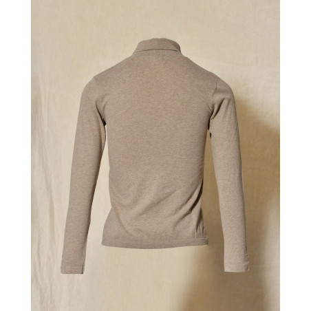 T-shirt à col roulé beige Diega