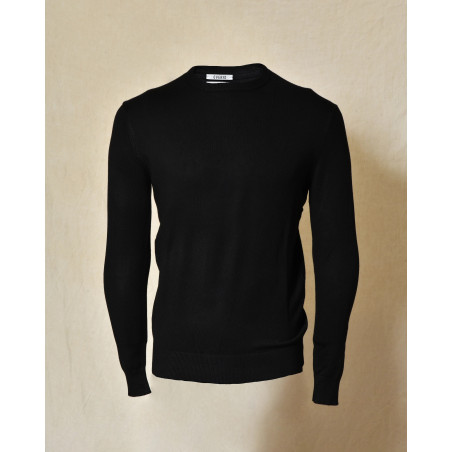 Pull en maille noir Over-D
