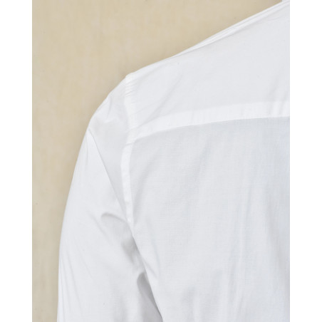 Chemise en coton blanche Over-D