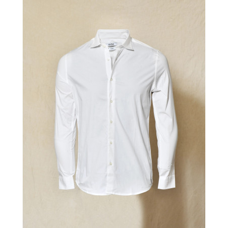 Chemise en coton blanche Over-D
