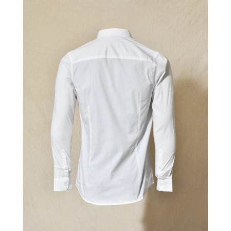 Chemise en coton blanche Over-D