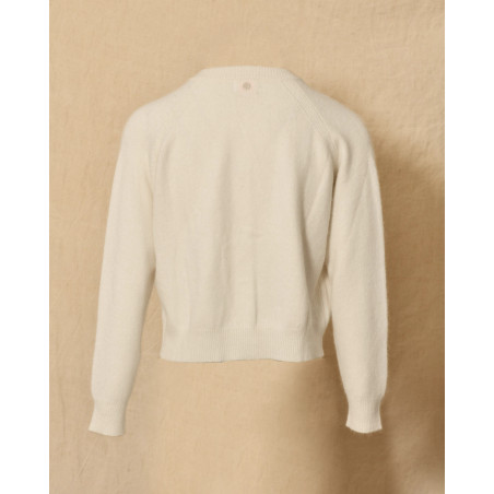 Gilet en laine écru Ma Petite Capsule
