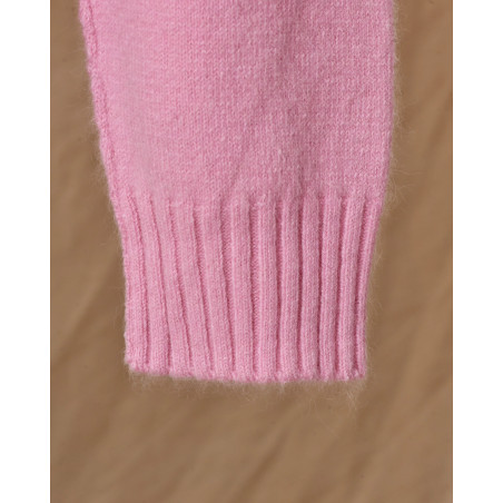 Pull en laine rose Ma Petite Capsule