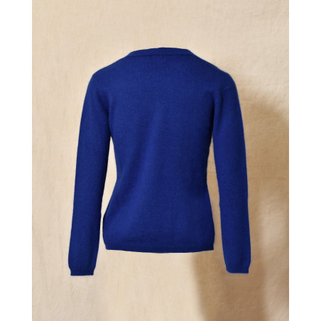 Pull en laine bleu Ma Petite Capsule