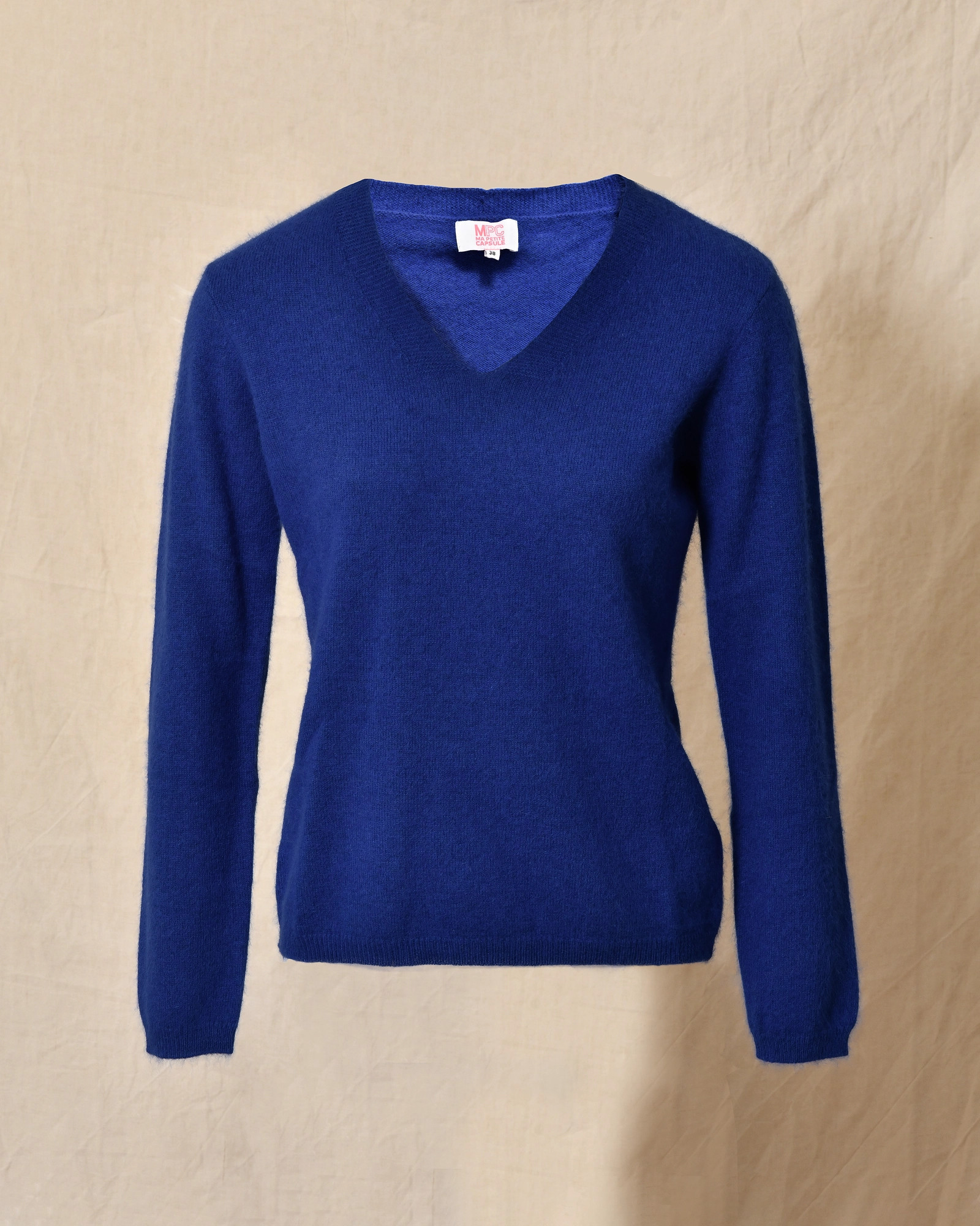 Pull en laine bleu Ma Petite Capsule