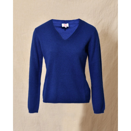 Pull en laine bleu Ma Petite Capsule