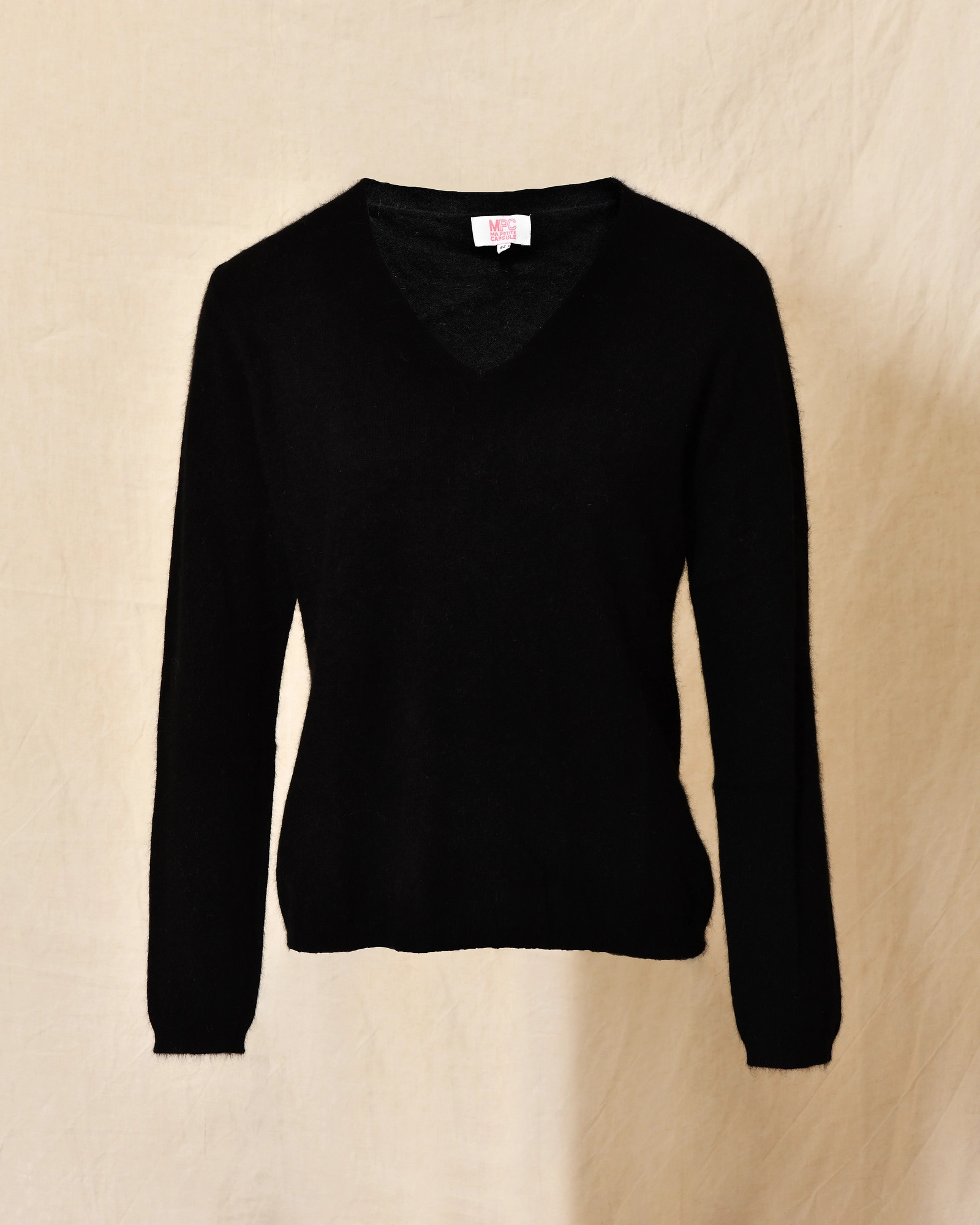 Pull en laine noir Ma Petite Capsule