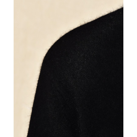 Pull en laine noir Ma Petite Capsule