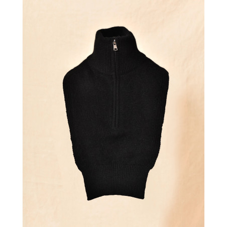 Col en laine noir Ma Petite Capsule