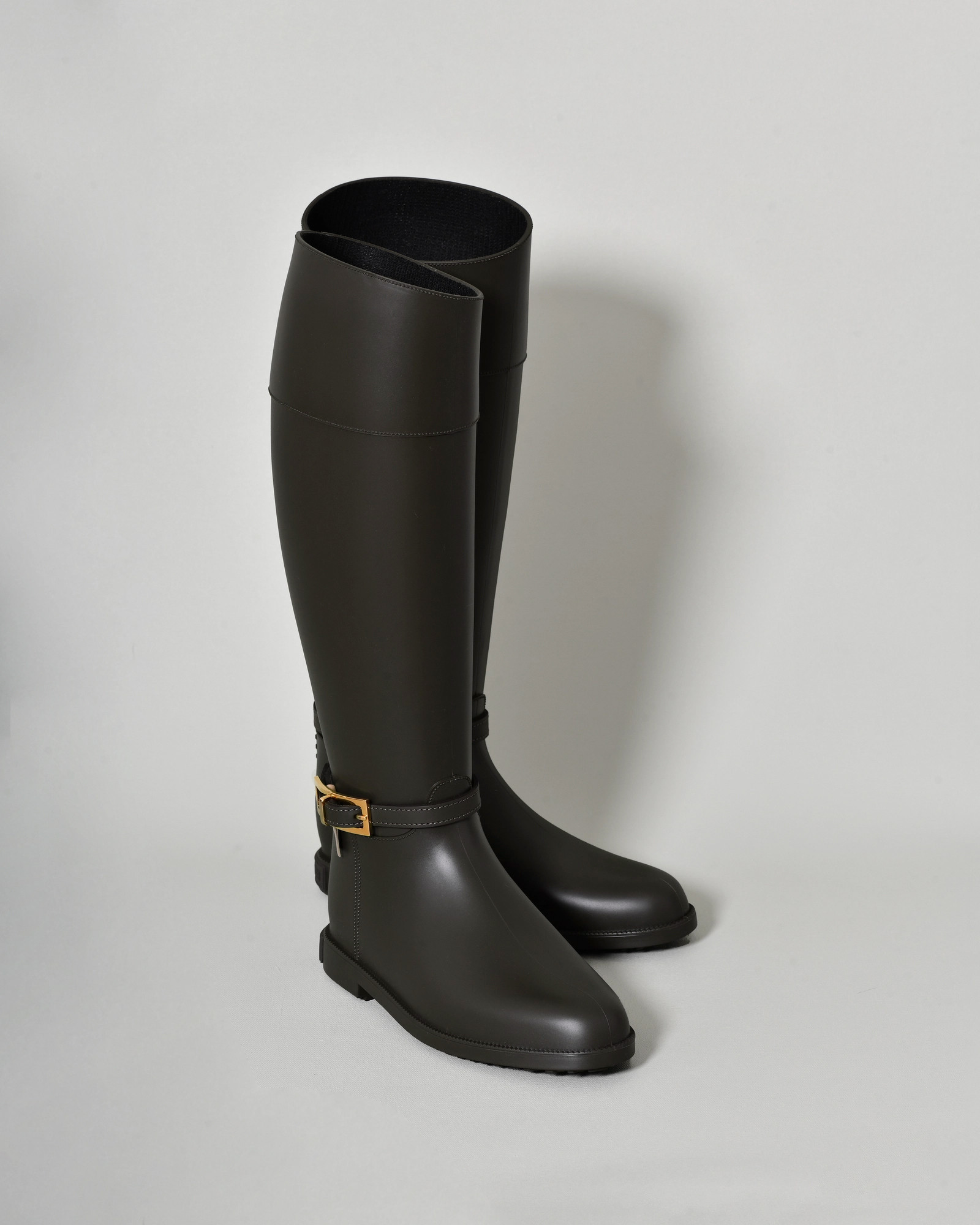 Bottes de pluie kaki Sergio Rossi