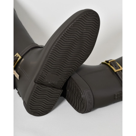 Bottes de pluie kaki Sergio Rossi