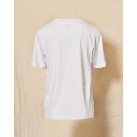 T-shirt blanc à imprimé graphique Front Street
