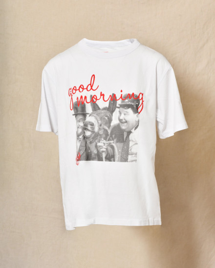 T-shirt blanc à imprimé graphique Front Street
