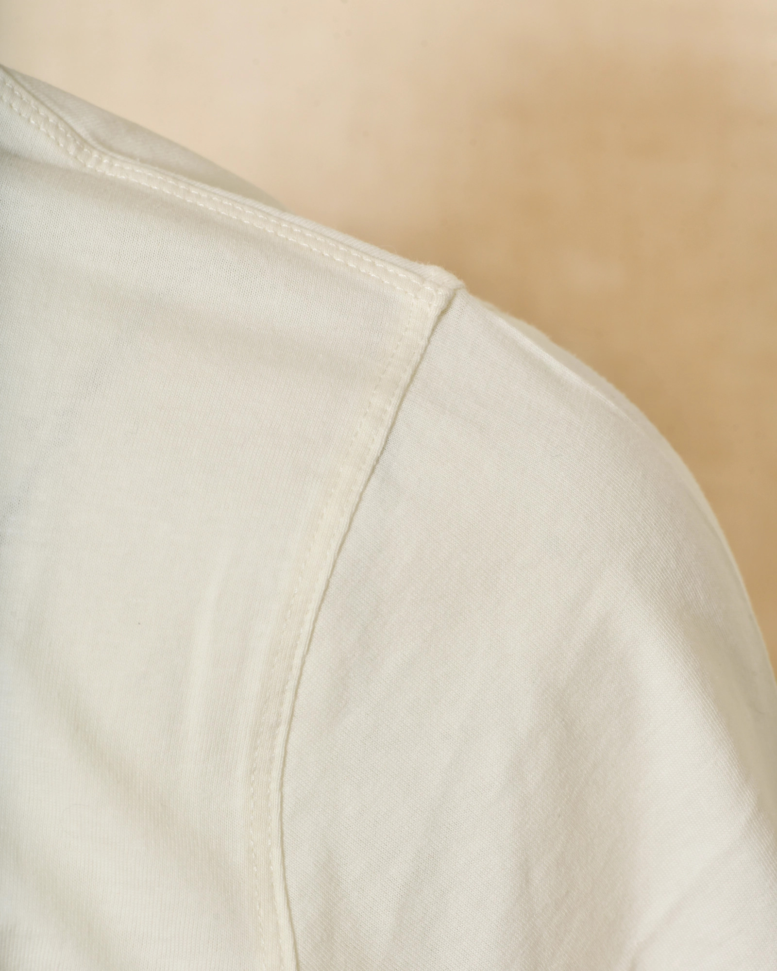 T-shirt en coton écru Over-D