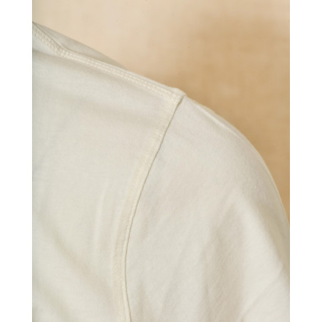 T-shirt en coton écru Over-D