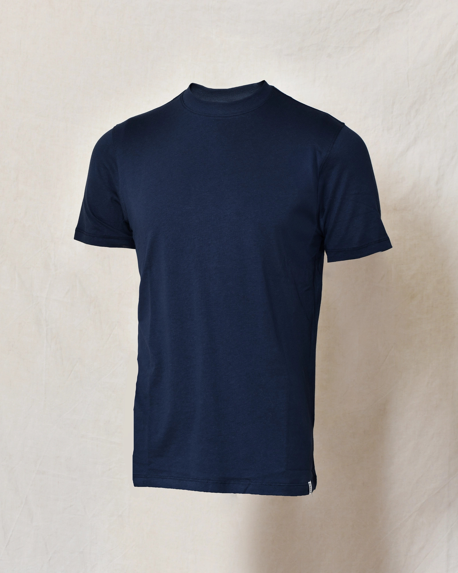 T-shirt en coton bleu Over-D