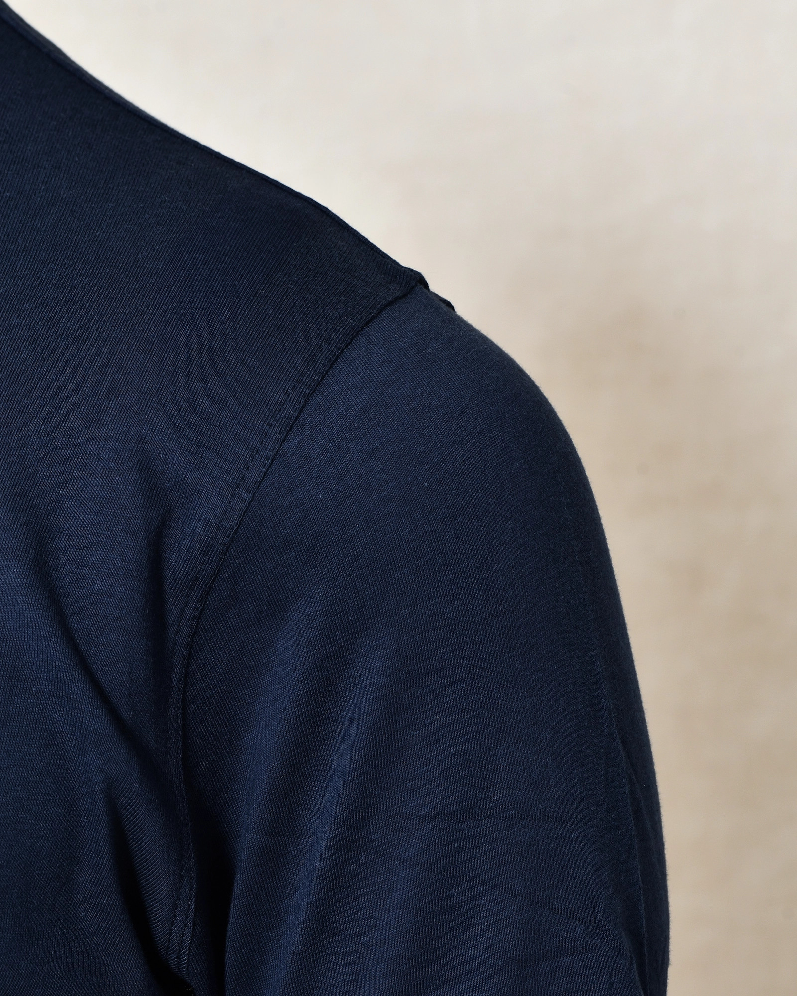 T-shirt en coton bleu Over-D