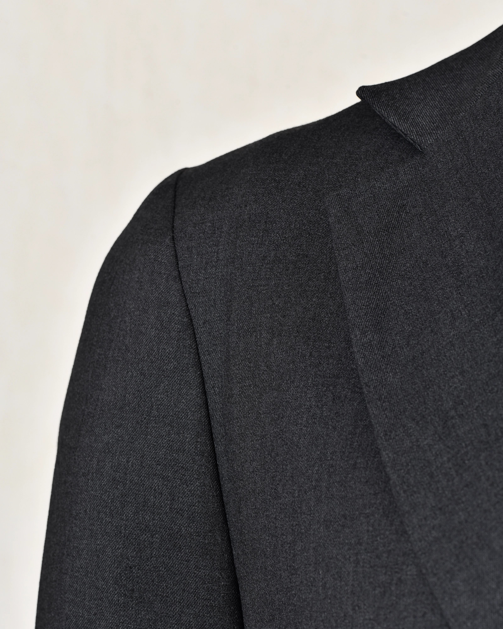Veste blazer grise à double boutonnage Telacruda