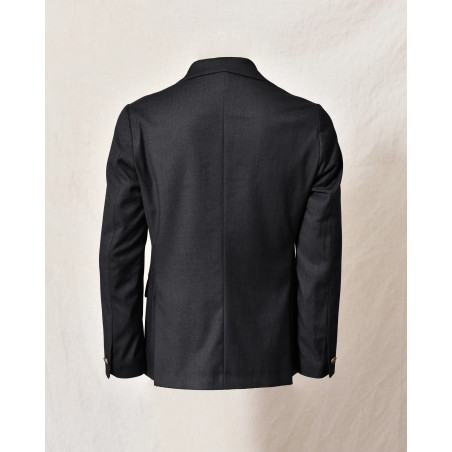 Veste blazer grise à double boutonnage Telacruda