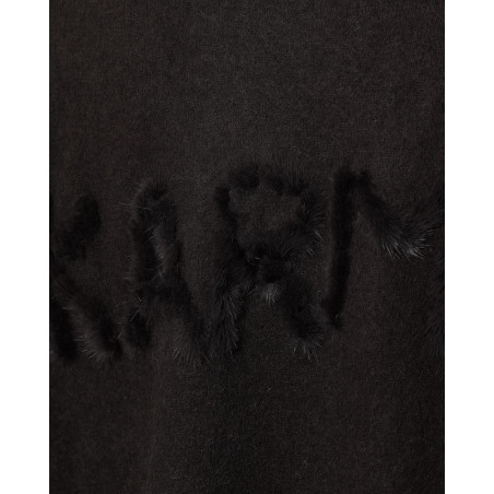 Pull en laine à capuche marron Ma Petite Capsule