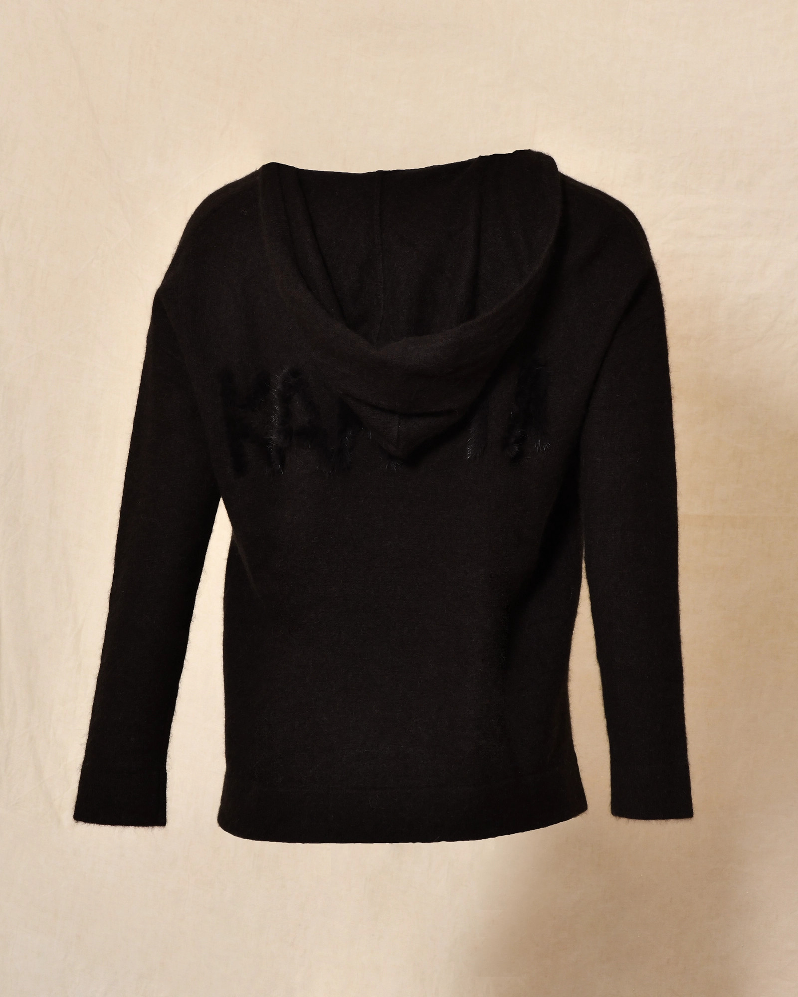 Pull en laine à capuche marron Ma Petite Capsule