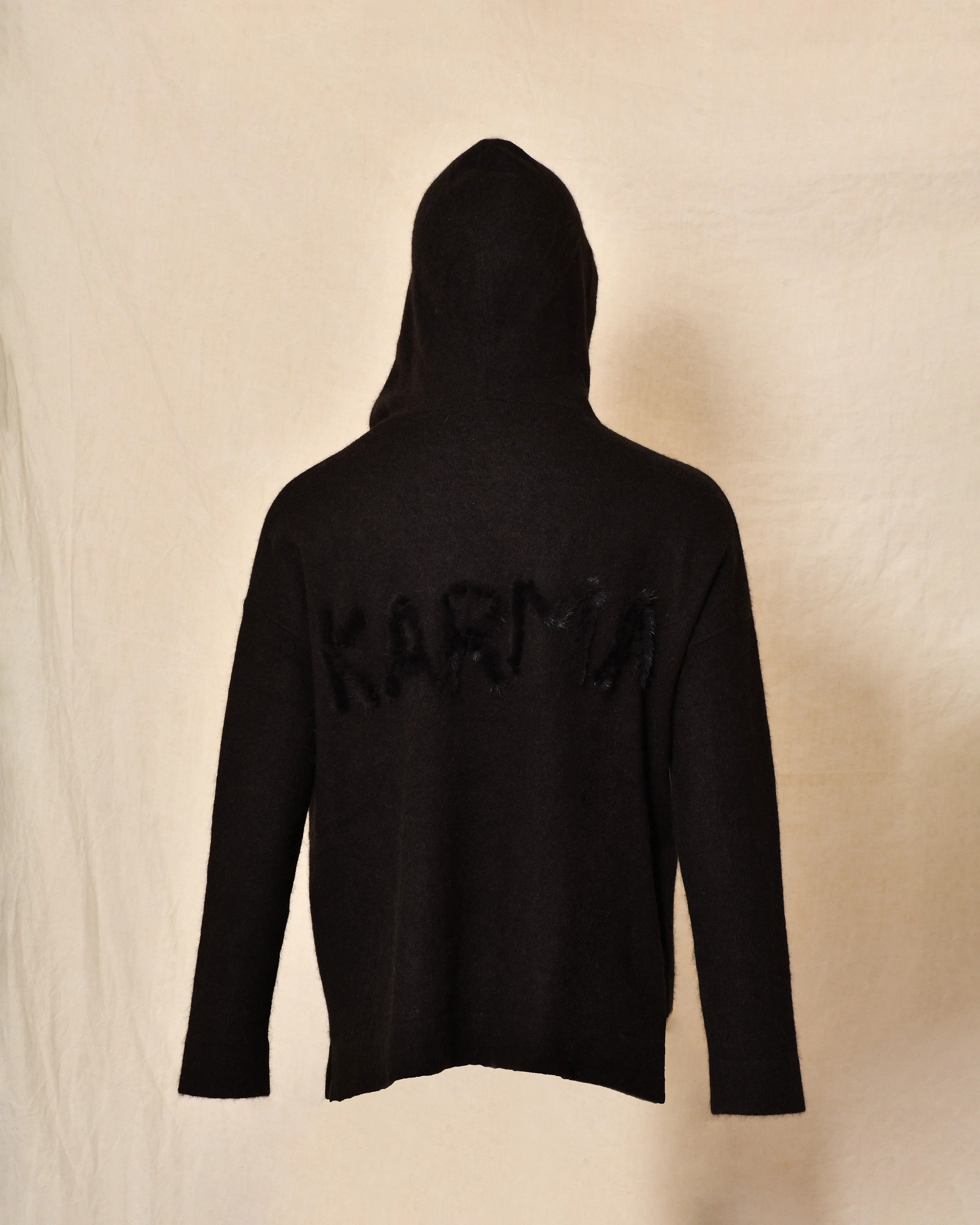 Pull en laine à capuche marron Ma Petite Capsule
