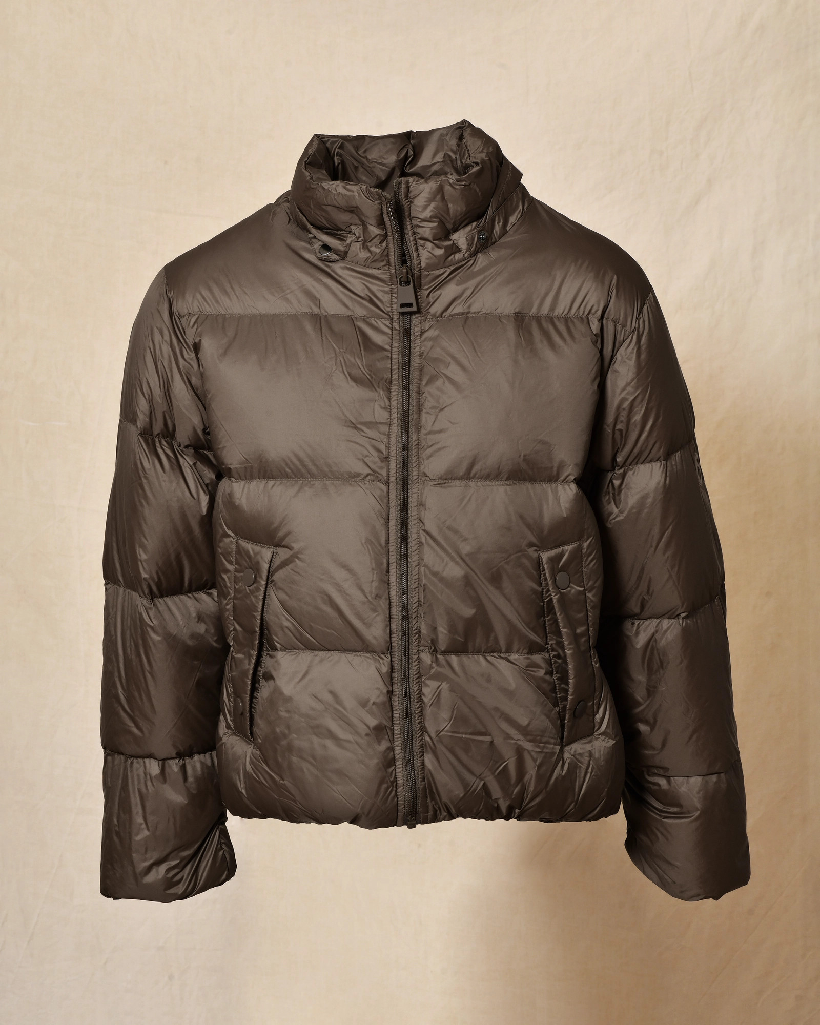 Doudoune à capuche marron Ma Petite Capsule
