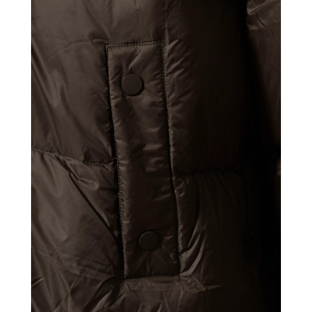 Doudoune à capuche marron Ma Petite Capsule