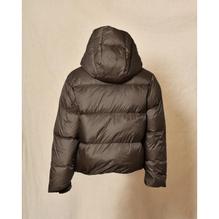 Doudoune à capuche marron Ma Petite Capsule