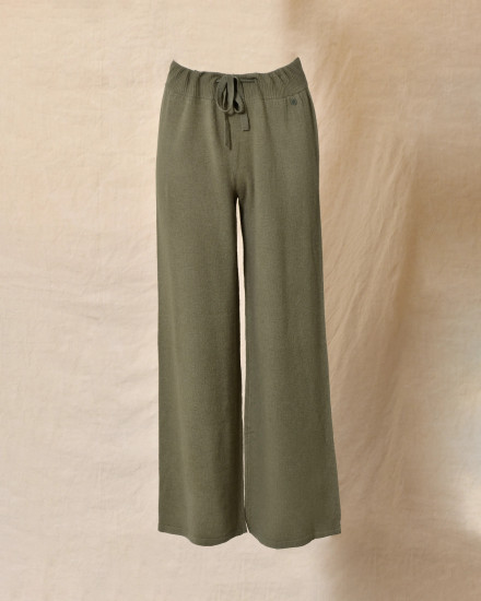 Pantalon de jogging en laine kaki Ma Petite Capsule