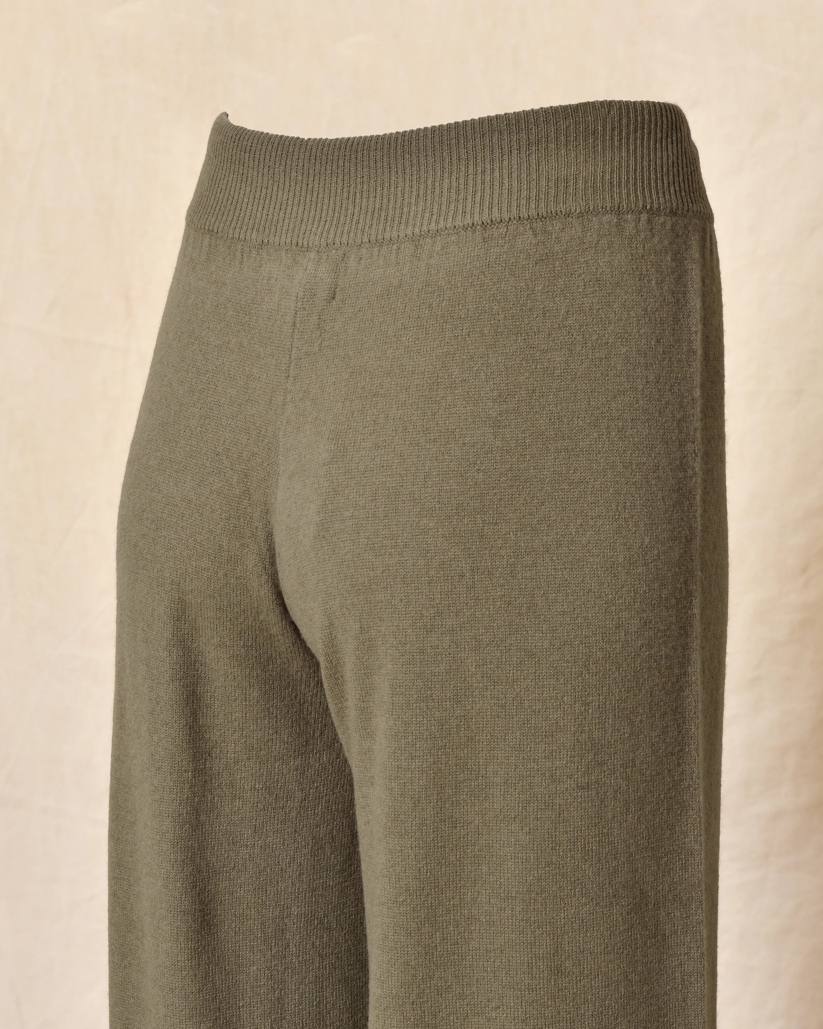 Pantalon de jogging en laine kaki Ma Petite Capsule