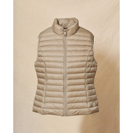 Doudoune sans manches beige Ma Petite Capsule