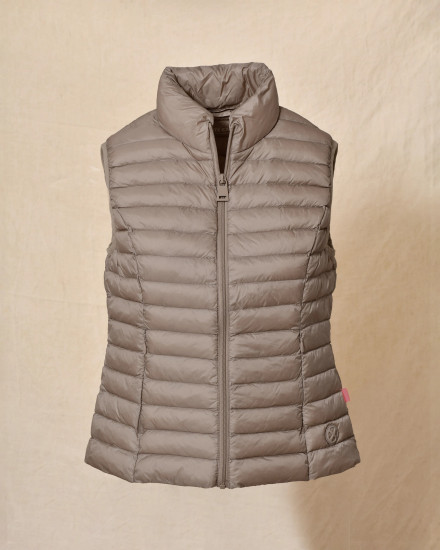 Doudoune sans manches taupe Ma Petite Capsule