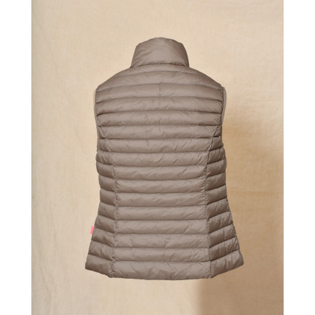 Doudoune sans manches taupe Ma Petite Capsule
