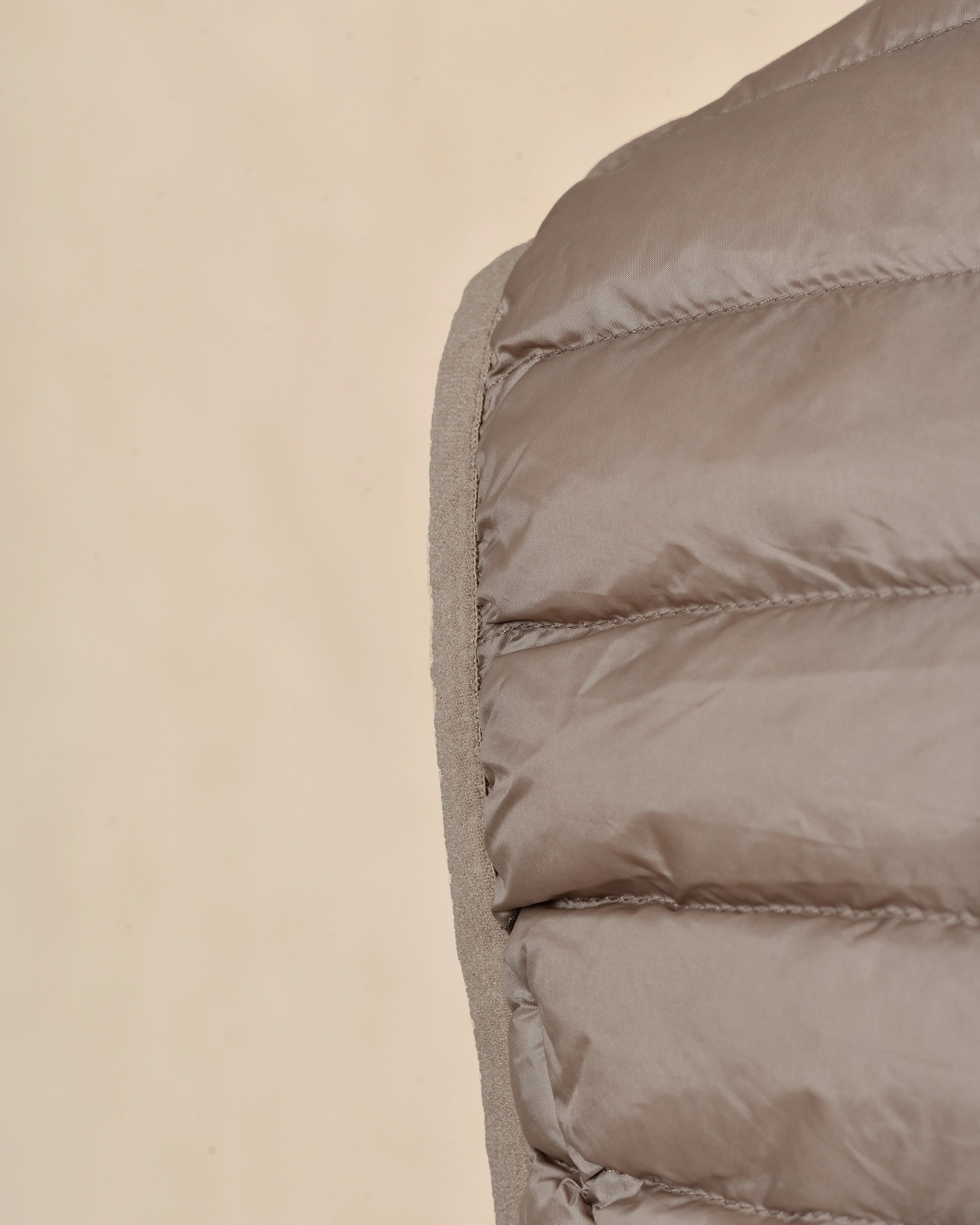 Doudoune sans manches taupe Ma Petite Capsule