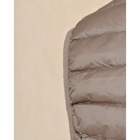 Doudoune sans manches taupe Ma Petite Capsule