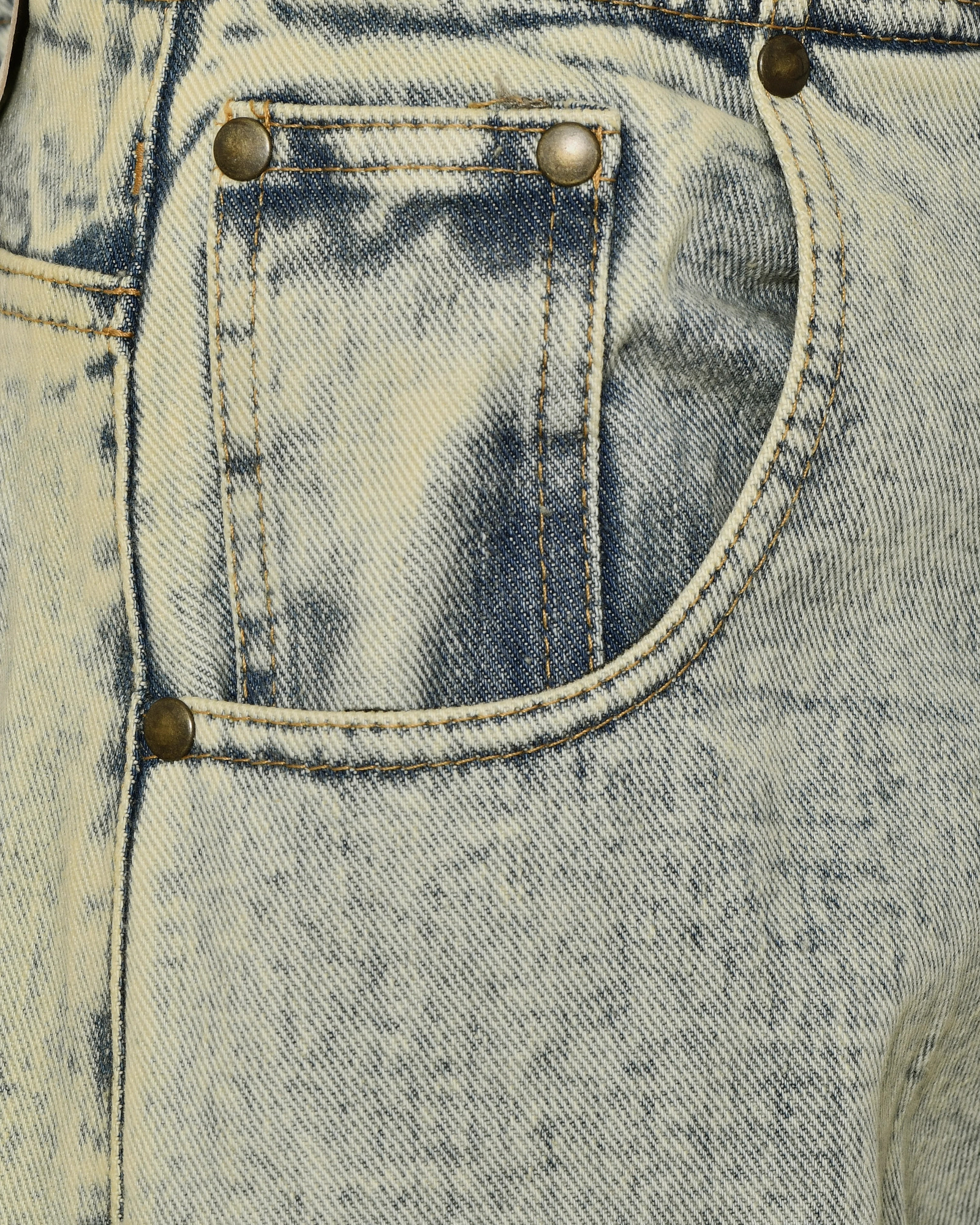 Jean wide leg bleu délavé à ceinture cravate Front Street