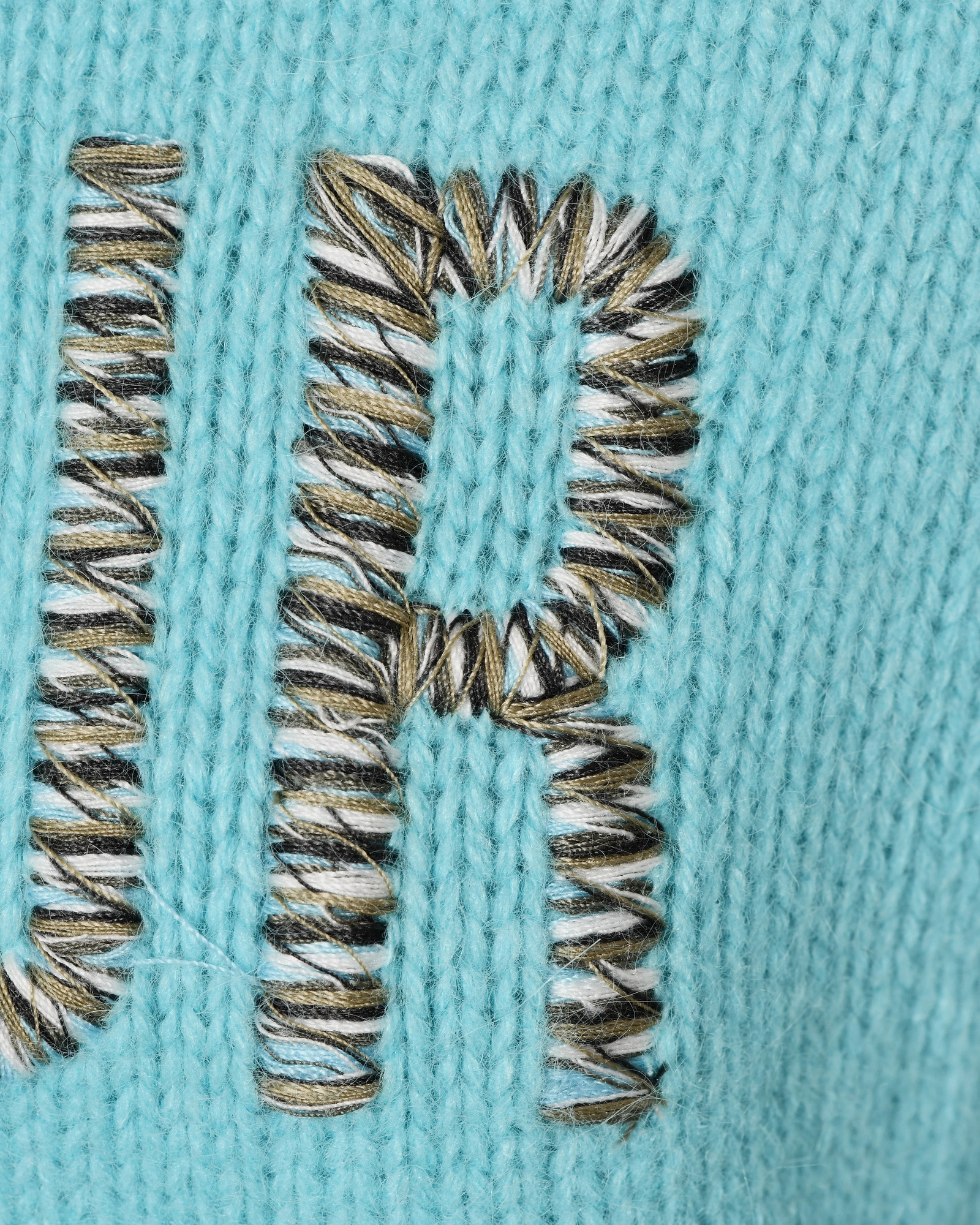 Pull en laine à col roulé bleu Ma Petite Capsule